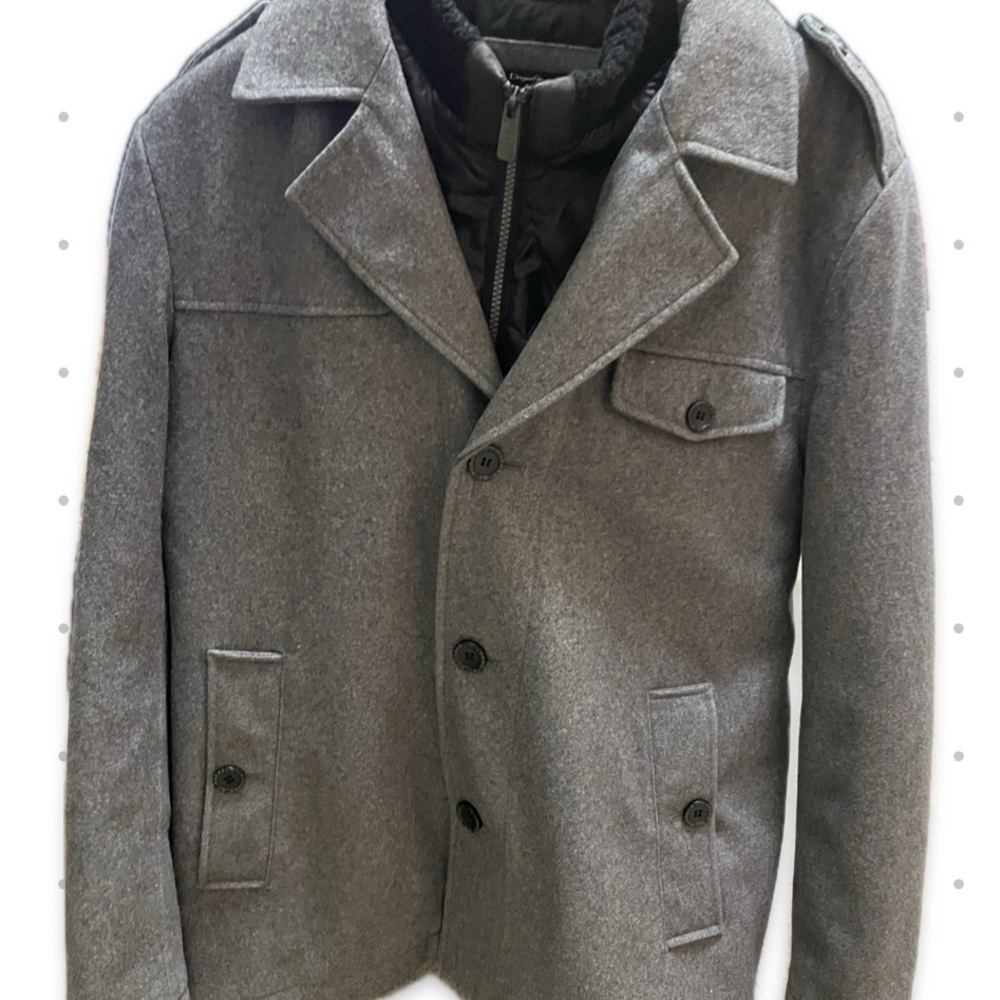 i jeans by Buffalo Charcoal Pea Coat